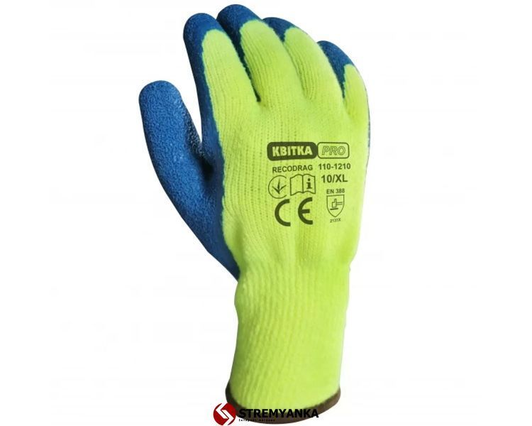 Рукавиці утеплені RECODRAG Wintergrip КВІТКА PRO Industrial (10" / XL) (110-1210-10-IND) 110-1210-10-IND фото