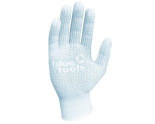 Робочі рукавиці з поліестеру ПВХ-крапка BLUETOOLS Expert (220-2210) 220-2210 фото