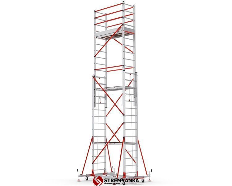 Телескопическая вышка-тура VIRASTAR TELESAFE XL Premium 2x15 ступеней S008_XLN_PR фото