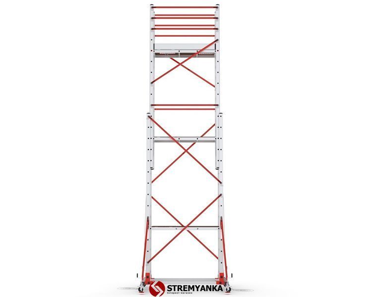 Телескопическая вышка-тура VIRASTAR TELESAFE XL Premium 2x15 ступеней S008_XLN_PR фото