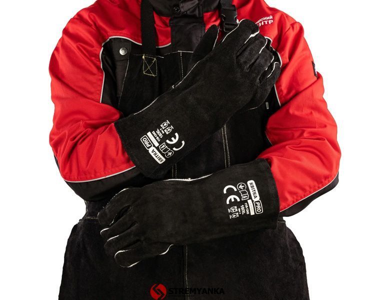 Краги зварювальника КВІТКА PRO Expert (10" / XL) (110-1243) 110-1243 фото