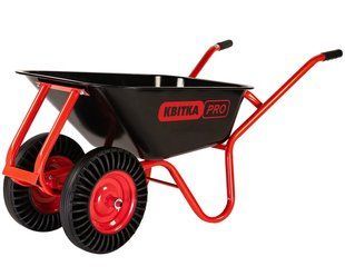 Будівельна тачка 2-х колісна КВІТКА PRO Formula 1 Industrial (100 л, 180 кг, SR) (110-4077) 110-4077 фото