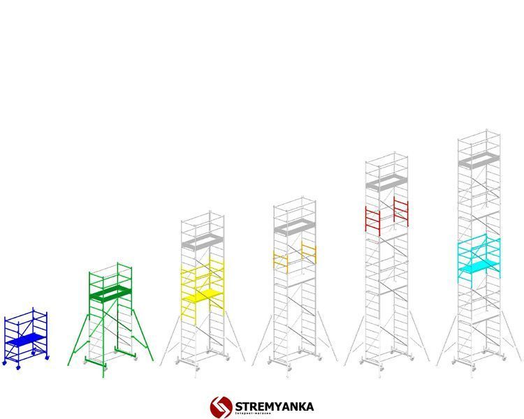 Вышка-тура SVELT MILLENIUM модули A+B+2C+S AMILL801 фото