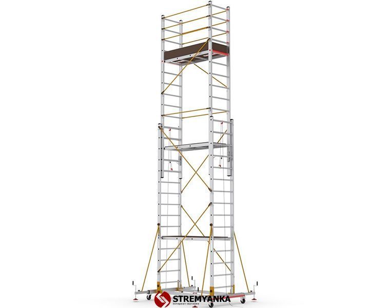 Телескопическая вышка-тура VIRASTAR TELESAFE XL 2x15 ступеней S008_XLN фото
