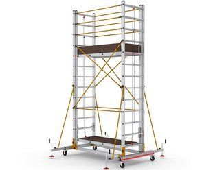 Телескопічна вишка-тура VIRASTAR TeleSafe XL 2x13 сходинок S007_XLN фото