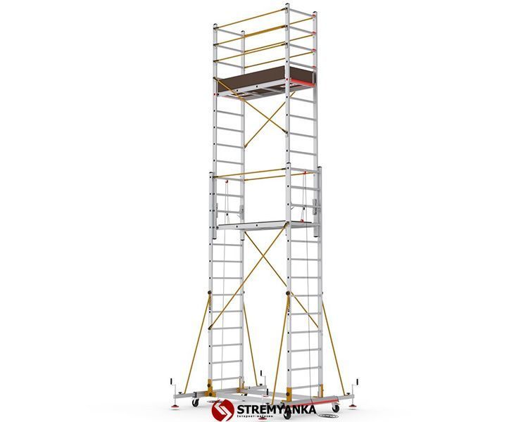 Телескопическая вышка-тура VIRASTAR TELESAFE XL 2x13 ступеней S007_XLN фото