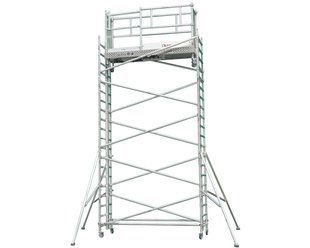 Алюмінєва вишка-тура з автоматичним підйомом платформи ALULIFT S 5м/248kg 500 S фото