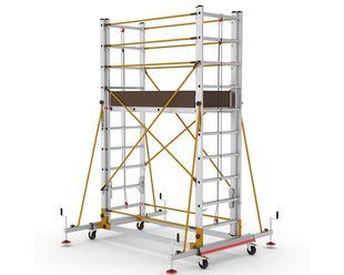 Телескопічна вишка-тура VIRASTAR TeleSafe XL 2x10 сходинок S005_XLN фото