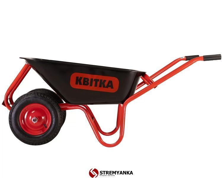 Двоколісна садова тачка КВІТКА PRO Formula 1 Industrial (100 л, 180 кг, PN) (110-4068) 110-4068 фото