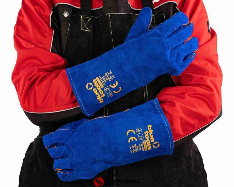 Краги зварювальника BLUETOOLS Industrial (10 "/ XL) (220-1241-IND) 220-1241-IND фото