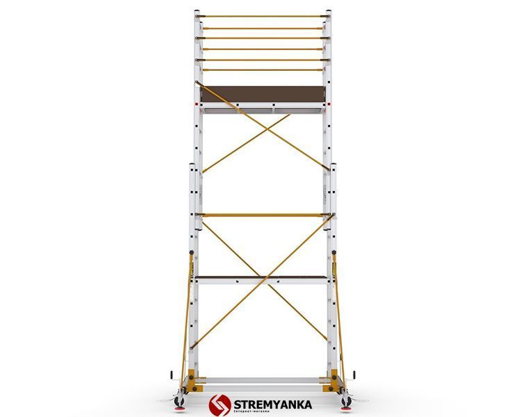 Телескопическая вышка-тура VIRASTAR TELESAFE XL 2x10 ступеней S005_XLN фото