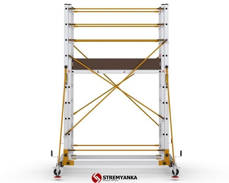 Телескопическая вышка-тура VIRASTAR TELESAFE XL 2x10 ступеней S005_XLN фото