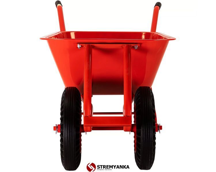 Тачка садова 2-х колісна КВІТКА PRO Formula 1 Expert (100 л, 180 кг, СК) (110-4076) 110-4076 фото