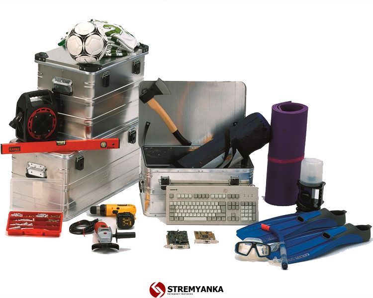 Комплект алюмінієвих ящиків SVELT BOX A ALUBOXASET фото