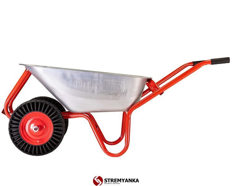 Будівельна тачка 2 колеса КВІТКА PRO Formula 1 Expert (100 л, 180 кг, SR) (110-4075) 110-4075 фото