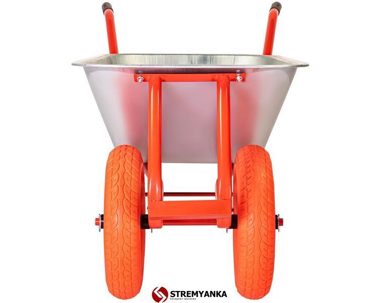 Садовая двухколесная тачка КВІТКА PRO Formula 1 Expert (100 л, 180 кг, PU) (110-4065) 110-4065 фото