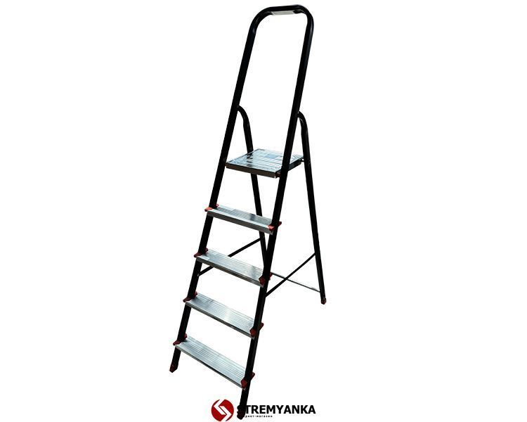 Алюминиево-стальная стремянка VIRASTAR NOVA STEEL 6 ступеней VSN206 фото