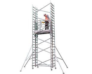 Алюмінєва вишка-тура з автоматичним підйомом платформи ALULIFT XL 2м/211kg 200 XL фото