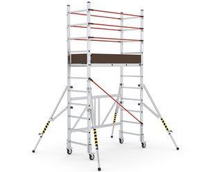 Модульная вышка-тура VIRASTAR ALLFLEX (0,6x1,55 м) раб. высота 4,0 м All_Flex_A4 фото