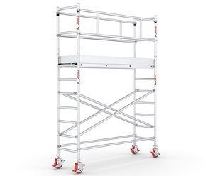 Вишка-тура VIRASTAR ProTUBE S4 (0,6x2,4 м) робоча висота 4,1 м ProTUBE S4 фото