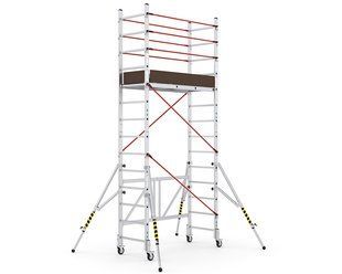 Модульная вышка-тура VIRASTAR ALLFLEX (0,6x1,55 м) раб. высота 4,8 м All_Flex_A5 фото