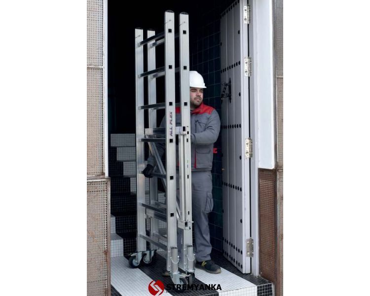 Модульная вышка-тура VIRASTAR ALLFLEX (0,6x1,55 м) раб. высота 4,8 м All_Flex_A5 фото