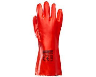 Рукавиці з ПВХ покриттям бензомаслостійкі КВІТКА PRO Industrial (10" / XL, 350 мм) (110-1205-10) 110-1205-10 фото
