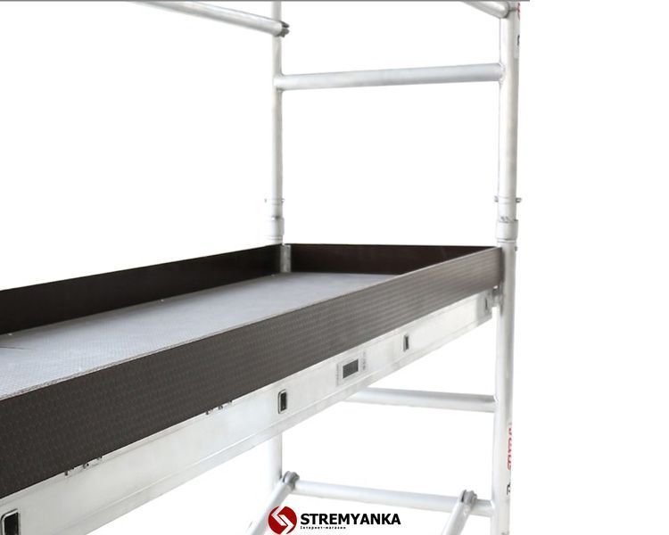Алюминиевая вышка-тура VIRASTAR Pro Tube F (0,6x1,8) рабочая высота 7,2 м ProTUBE F540 фото
