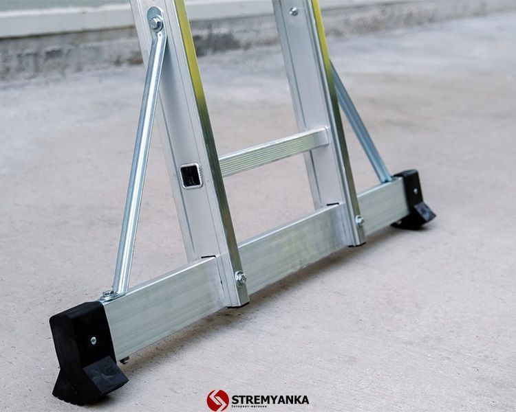 Двосекційна драбина висувана тросом VIRASTAR DUOROPE 2x12 сходинок M1007 фото