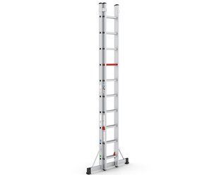 Двухсекционная алюминиевая лестница Duomax Pro VIRASTAR 2x10 ступеней TS6 фото