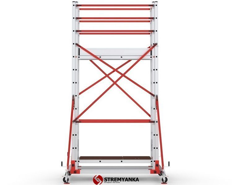 Телескопічна вишка-тура VIRASTAR TELESAFE XL Premium 2x13 сходинок S007_XLN_PR фото
