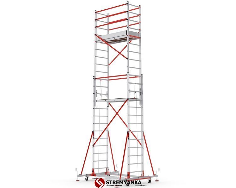 Телескопічна вишка-тура VIRASTAR TELESAFE XL Premium 2x13 сходинок S007_XLN_PR фото
