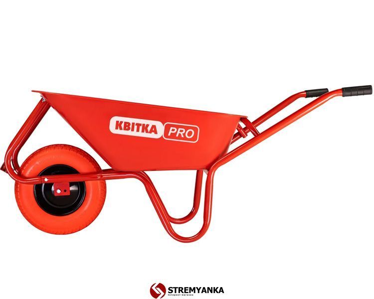 Садовая тачка КВІТКА PRO Formula 1 Expert (100 л, 180 кг, PU) (110-4056) 110-4056 фото