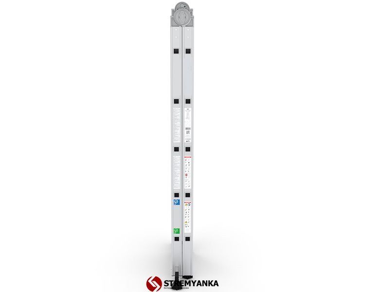 Шарнірна двосекційна драбина VIRASTAR 2x5 сходинок K3 фото