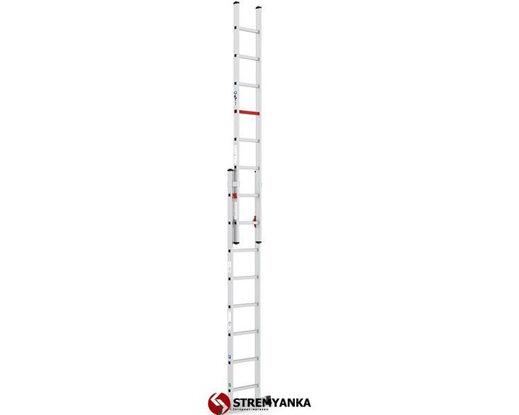 Двухсекционная алюминиевая лестница Duomax Pro VIRASTAR 2x8 ступеней TS6050 фото
