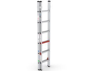 Двухсекционная алюминиевая лестница Duomax Pro VIRASTAR 2x6 ступеней TS6040 фото