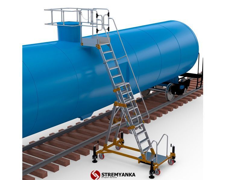 Драбина для обслуговування цистерн зі сходами 3м MONTANA VIRASTAR YP300 фото