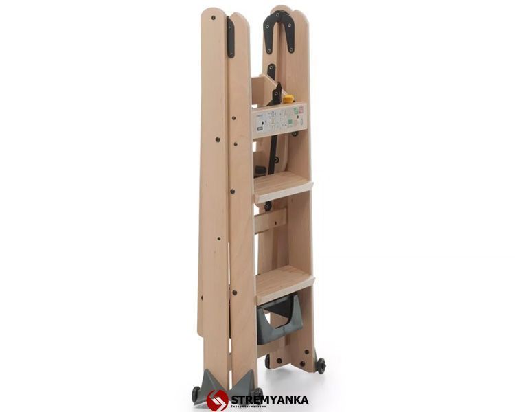 Стремянка FOPPAPEDRETTI LaScala 3 натуральный 9900380103 фото