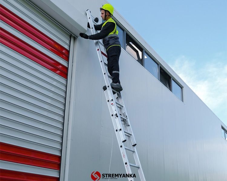 Двосекційна драбина висувана тросом VIRASTAR DUOROPE 2x10 сходинок M1006 фото