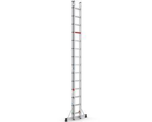 Двухсекционная алюминиевая лестница Duomax Pro VIRASTAR 2x14 ступеней TS8 фото