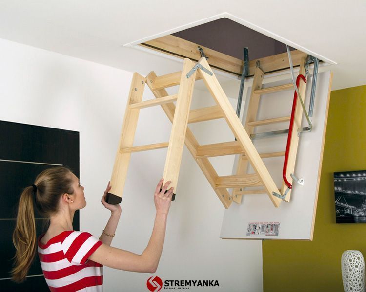 Чердачная лестница FAKRO LWK Komfort 70x120 см LWK280/70120 фото