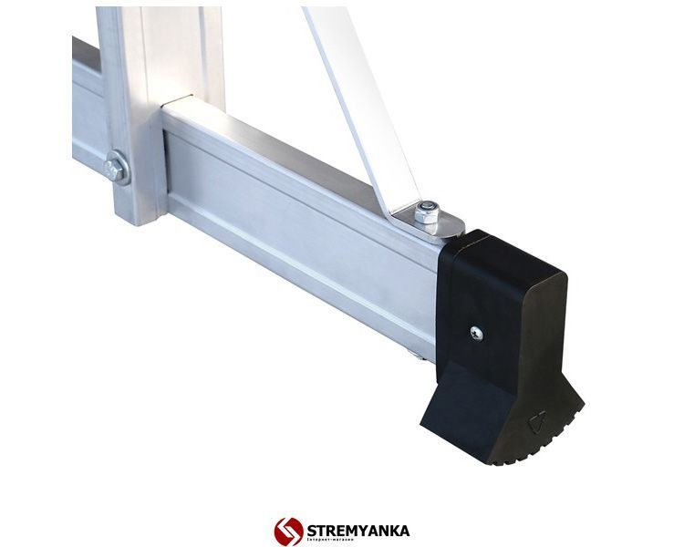 Двухсекционная телескопическая лестница VIRASTAR 2x10 ступеней TA003 фото