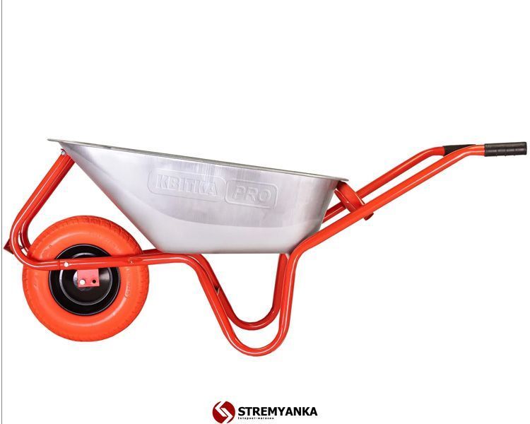 Садовая тачка КВІТКА PRO Formula 1 Expert (100 л, 180 кг, PU) (110-4009) 110-4009 фото