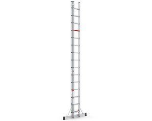 Двухсекционная алюминиевая лестница Duomax Pro VIRASTAR 2x15 ступеней TS9 фото