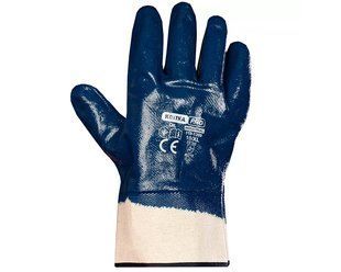 Рукавиці нітрилові з манжетою (крага) КВІТКА PRO Industrial (10" / XL) (110-1209-10-IND) 110-1209-10-IND фото