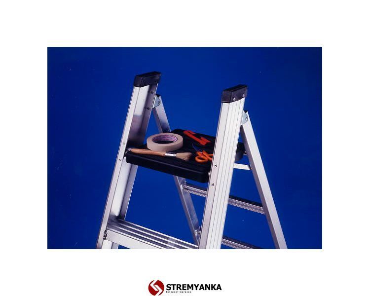 Двухсторонняя профессиональная стремянка SVELT P2 2x4 ступени SPRO2005 фото