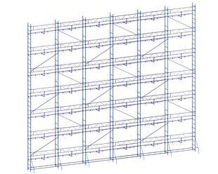 Комплект клино-хомутовых лесов 17,5х21 (М) VSW17.5x21 фото