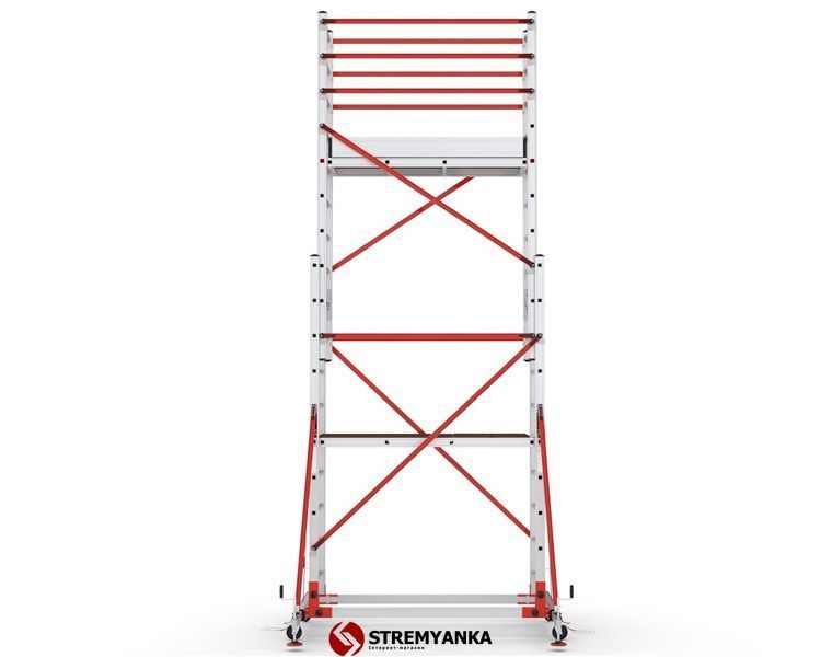 Телескопічна вишка-тура VIRASTAR TELESAFE XL Premium 2x10 сходинок S005_XLN_PR фото