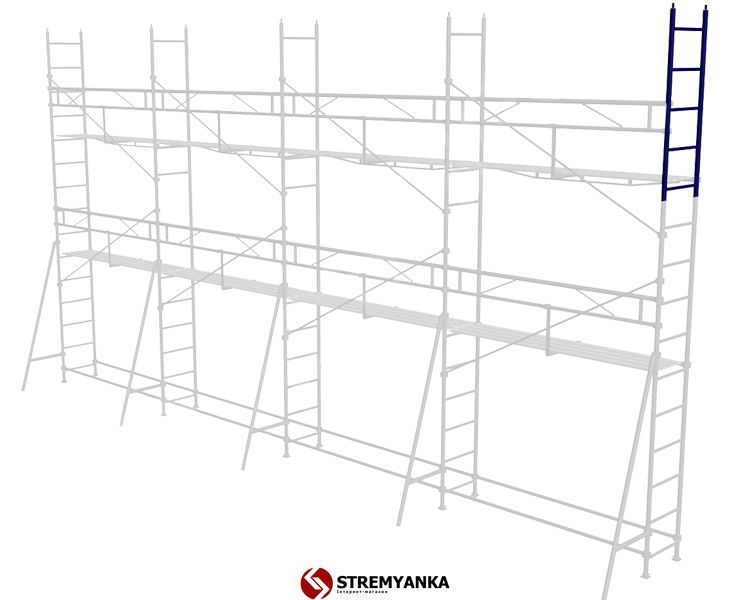 Стойка-лестница для клино-хомутовых лесов VIRASTAR 1,0&nbsp;м VSW01 фото
