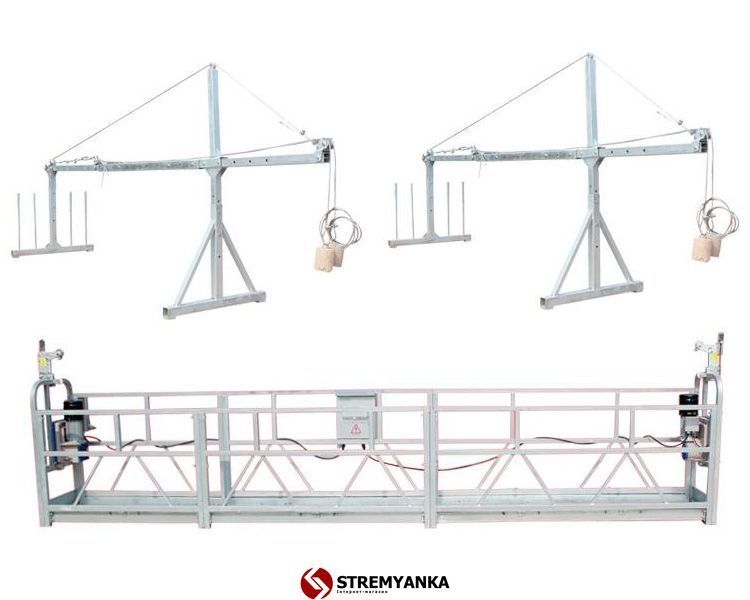 Будівельна люлька TDT ZLP 630 (6 м), гаряче цинкування, трос 100 м TDTZLP6306100 фото